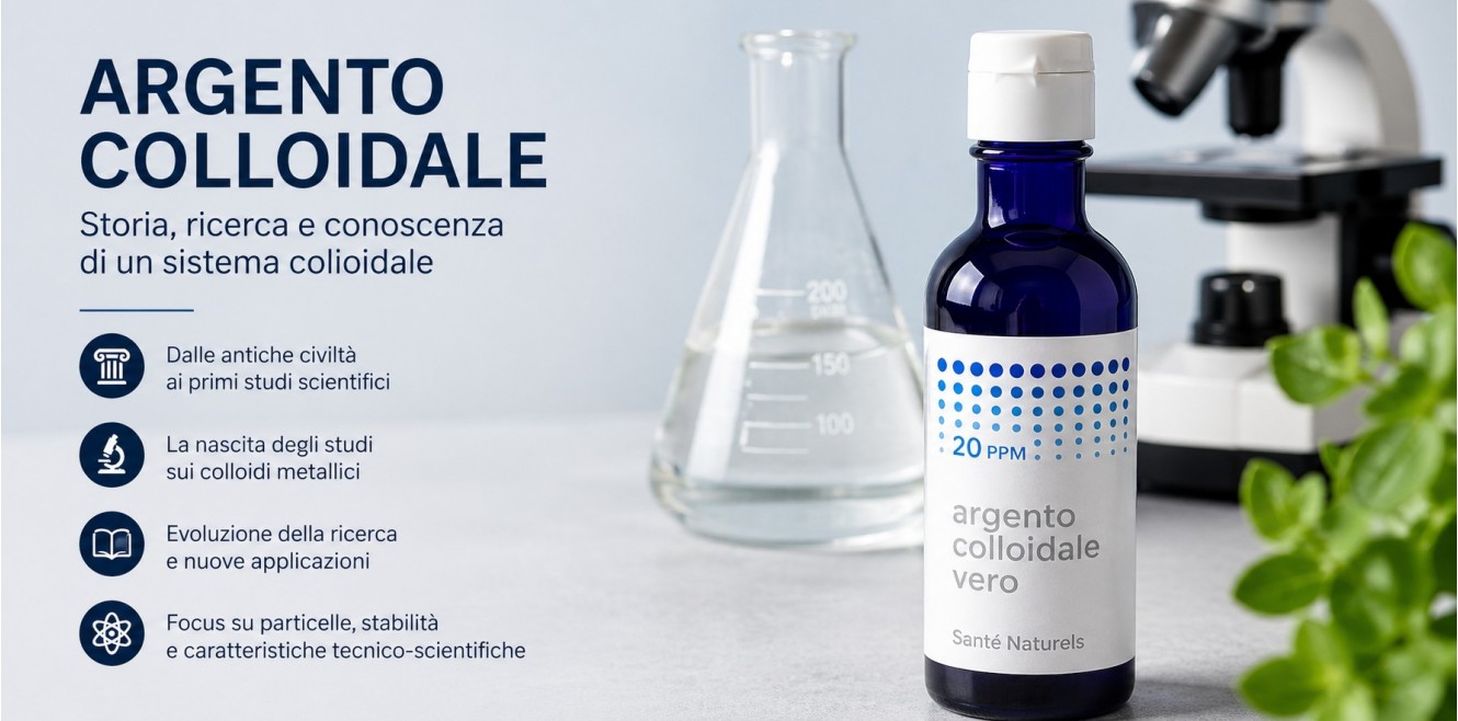 Argento colloidale: storia e primi studi sui colloidi